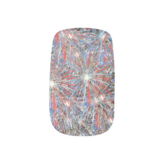 FIREWORKS! MINX NAIL ART