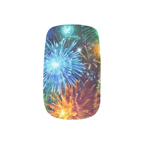 Fireworks Minx Nail Art