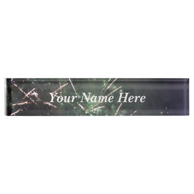 Fireworks Name Plate (Front)