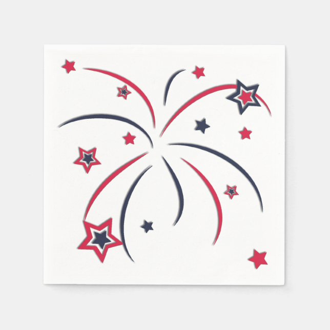 Fireworks Napkins (Front)