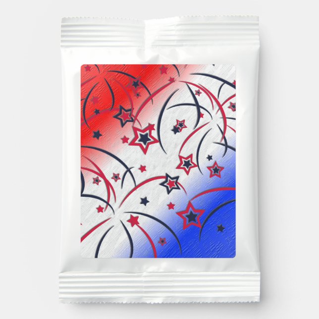 Fireworks on Red White Blue Margarita Drink Mix (Front)