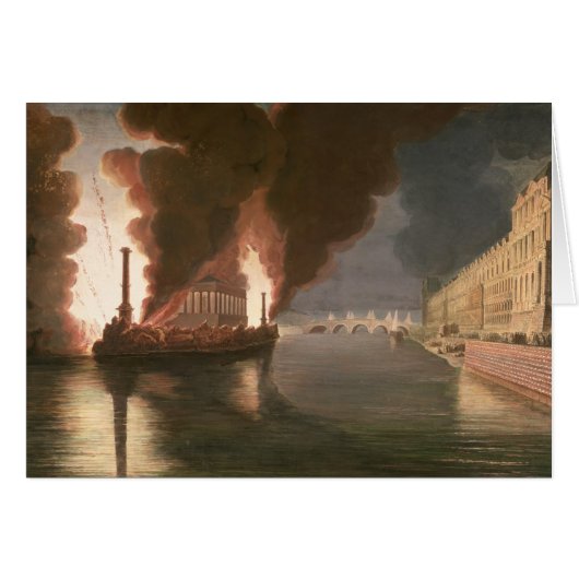 Fireworks on the Seine Cards (Front Horizontal)
