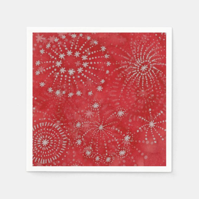Fireworks Paper Napkins (Front)