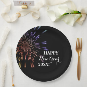 Fireworks Paper Plates