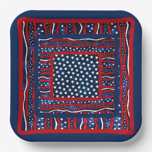 Fireworks Paper Plates