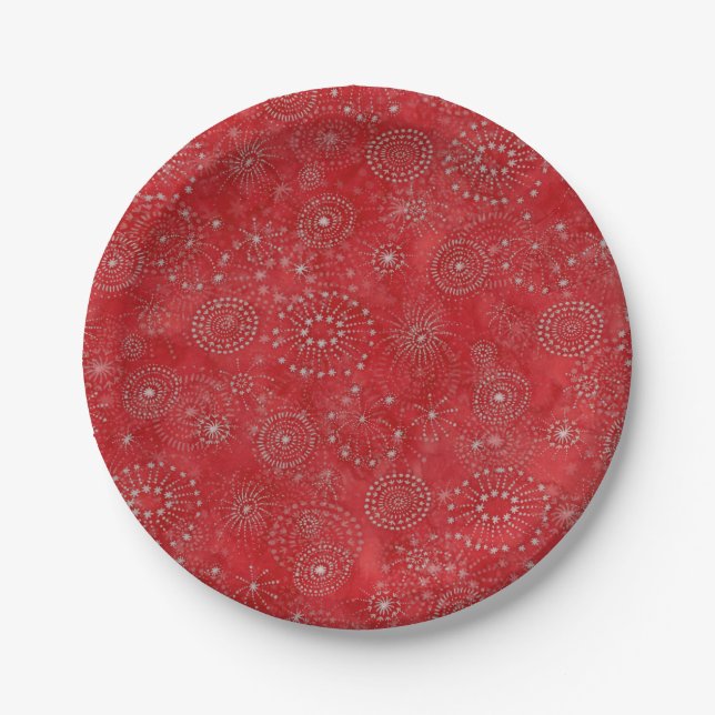 Fireworks Paper Plates (Front)
