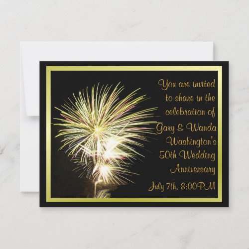Fireworks Party Invitation