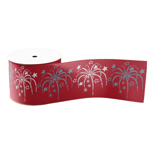 Fireworks Patriotic Ribbon (Spool)