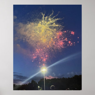Fireworks Photo Poster