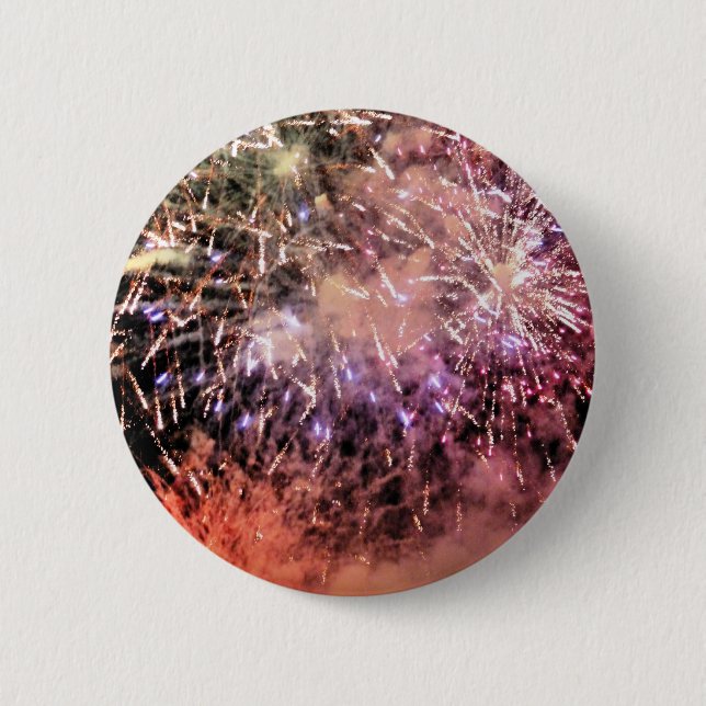 FIREWORKS PINBACK BUTTON (Front)