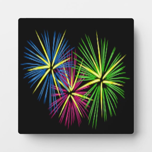 FIREWORKS PLAQUE (Front)