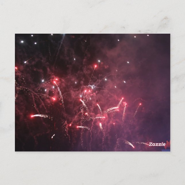 Fireworks Post Card (Back)