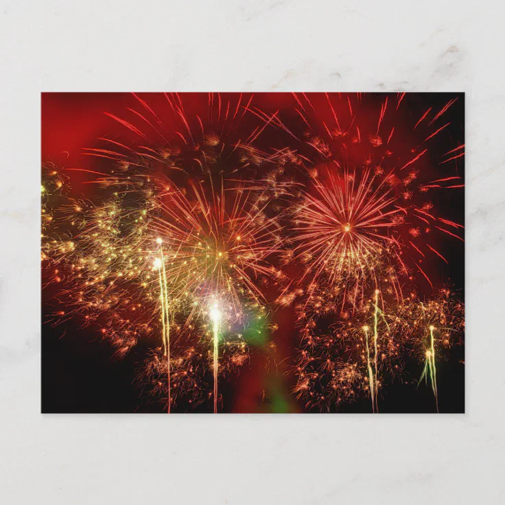 Fireworks Postcard | Zazzle