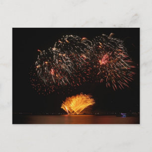fireworks postcard