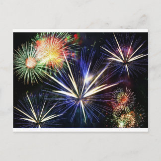 fireworks postcard