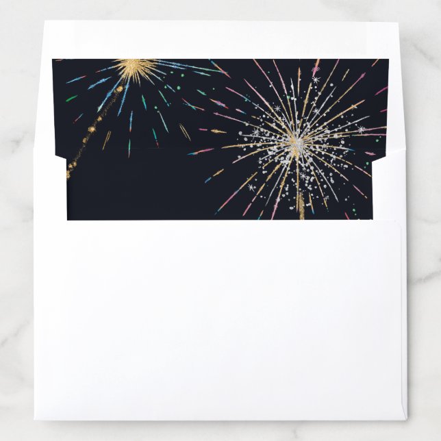 Fireworks Red, White and Blue Envelope Liner (In Envelope)