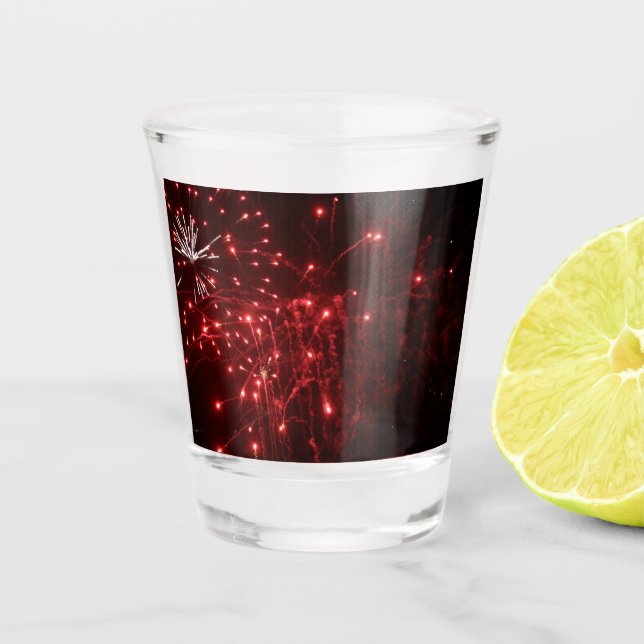 Fireworks Shot Glass (Front)
