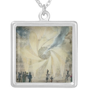 Fireworks Silver Plated Necklace