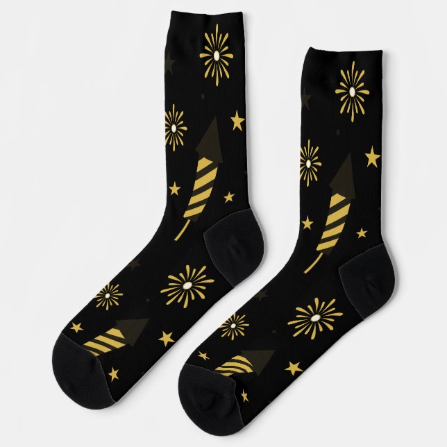 Fireworks Socks (Left)