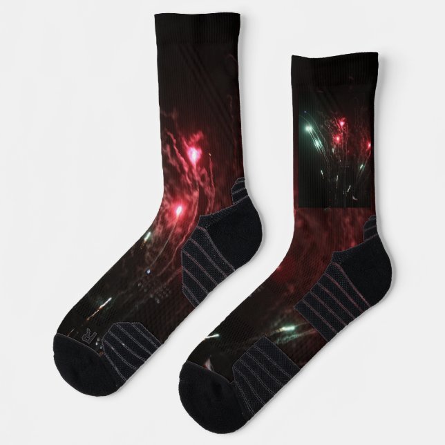 Fireworks Socks (Left)