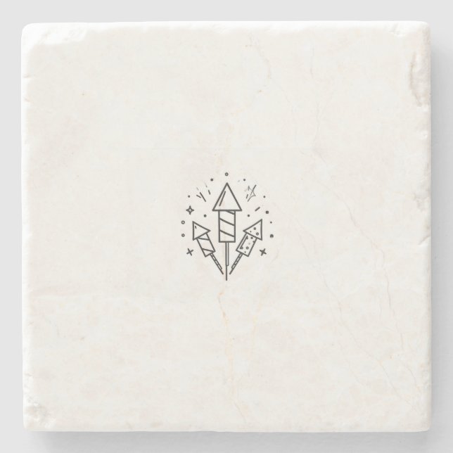 fireworks stone coaster (Front)