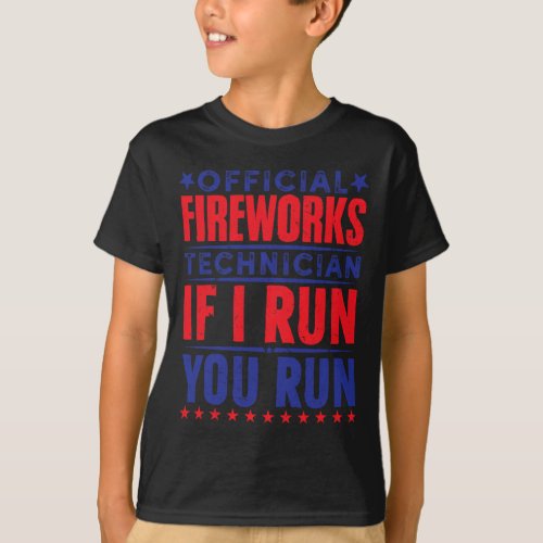 Fireworks Technician 4th Of July  T_Shirt