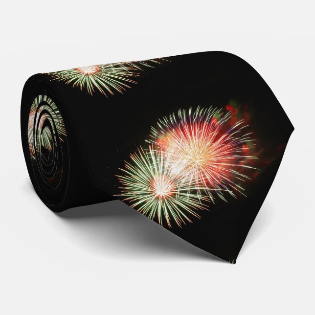 Fireworks Tie (Rolled)