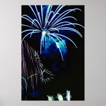 Fireworks  Toronto  Ontario  Canada Poster by inspirelove at Zazzle
