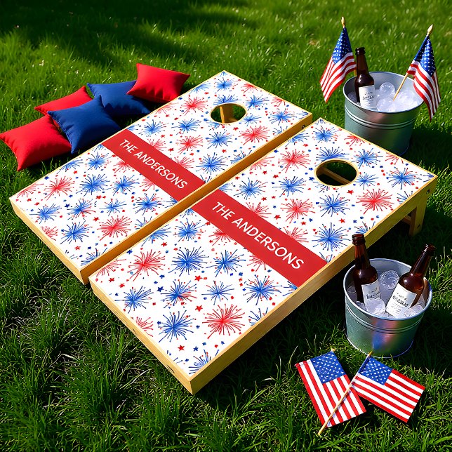 Fireworks USA Family Summer Celebration Cornhole Set (Creator Uploaded)