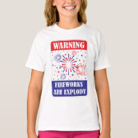 Fireworks Warning Sign