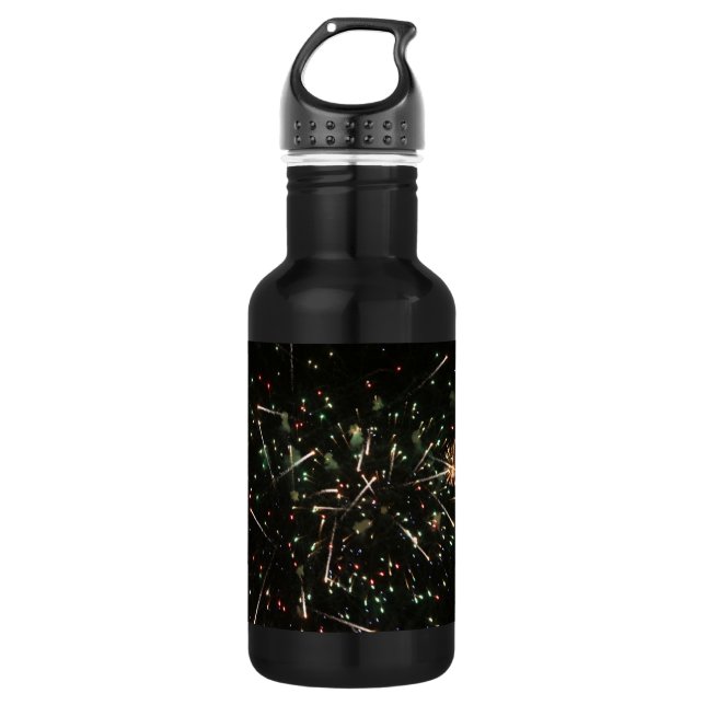 Fireworks Water Bottle (Front)