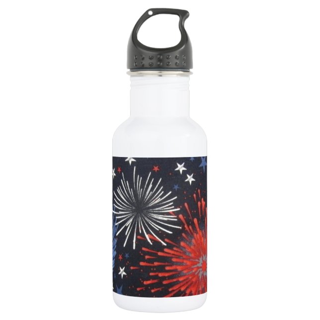 Fireworks Water Bottle (Front)