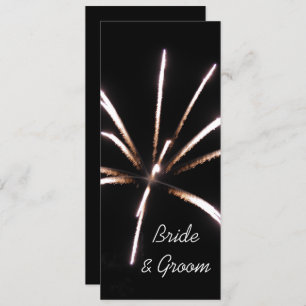 Fireworks Wedding Invitation