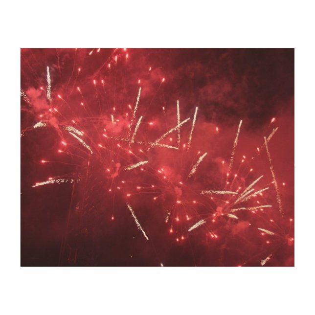 Fireworks Wood Wall Art (Front)