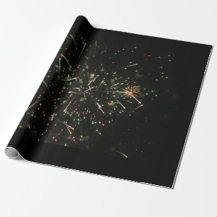 Fireworks Wrapping Paper
