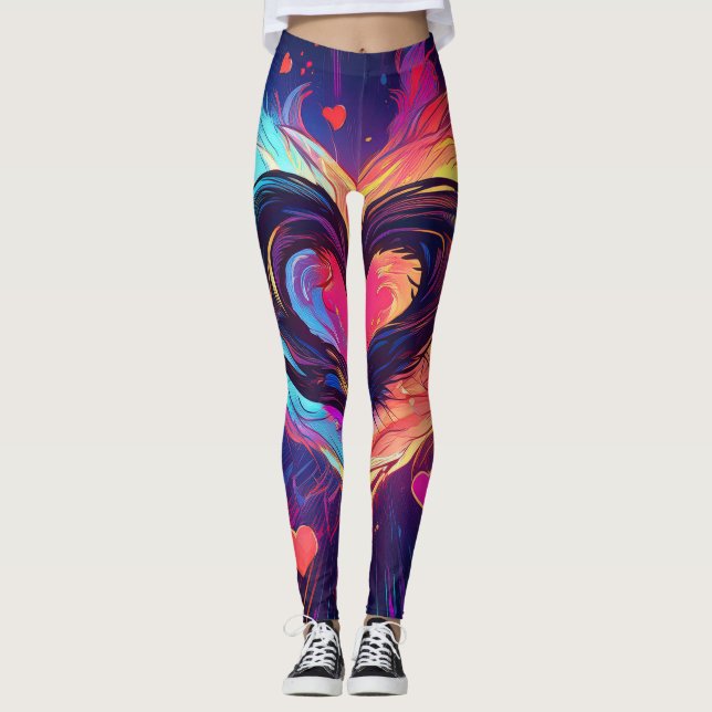 Firey Love Leggings (Front)