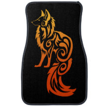 Firey Red Tribal Fox Kitsune