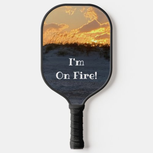 Firey Sunset Pickleball Paddle