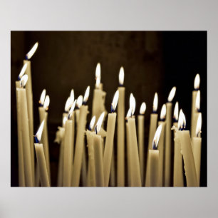 Firing candles poster