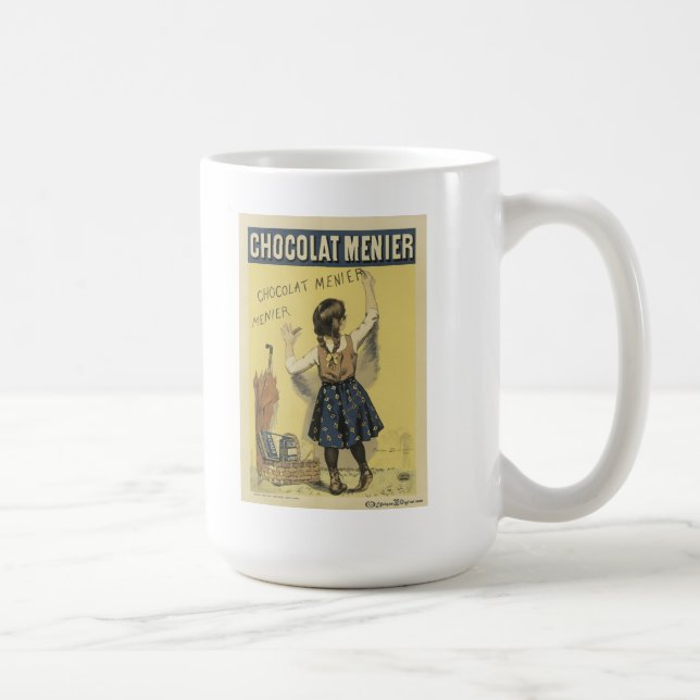 Firmin Bouisset - Chocolat Menier White Mug (Right)
