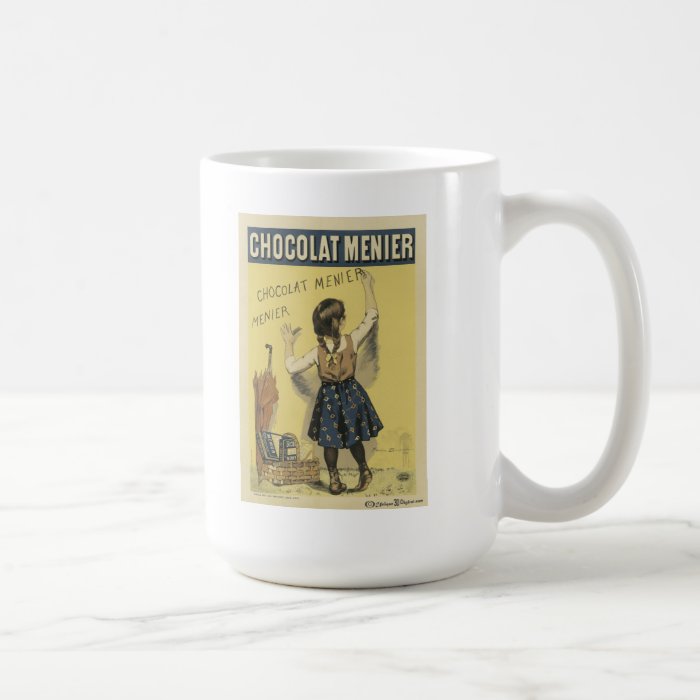 Firmin Bouisset   Chocolat Menier White Mug