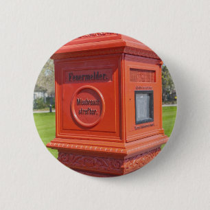 Firre Alarm Box Pinback Button