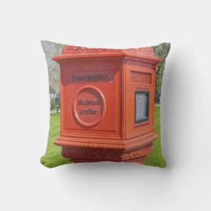 Firre Alarm Box Throw Pillow