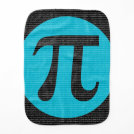 First 10,000 digits of Pi, blue on black Burp Cloth First 10,000 digits of Pi, blue on black Burp Cloth