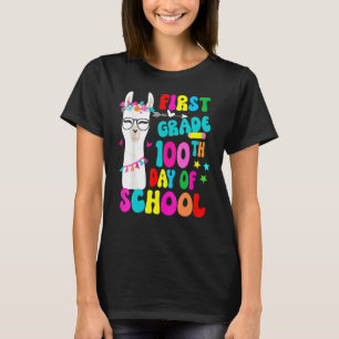 First 1st Grade Teacher 100 days smarter No Prob L T-Shirt