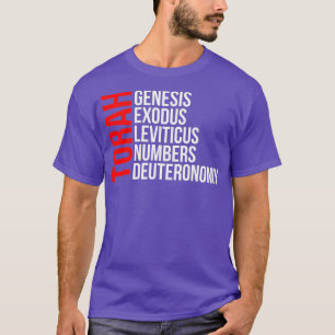 First 5 Books Torah Hebrew Israelites Yeshua T-Shirt