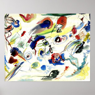 First Abstract Watercolor by Wassily Kandinsky Poster