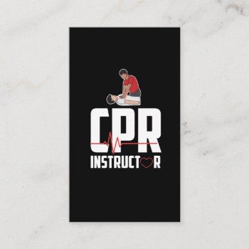 First Aid Ambulance Certified Cpr Instructor Business Card by Designer_Store_Ger at Zazzle
