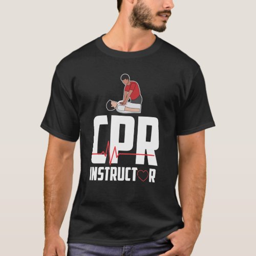 First Aid Ambulance Certified CPR Instructor T_Shirt