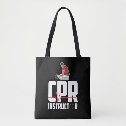 First Aid Ambulance Certified CPR Instructor Tote Bag